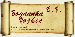 Bogdanka Vojkić vizit kartica